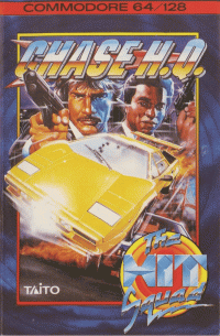 Chase HQ Commodore 64 US box art